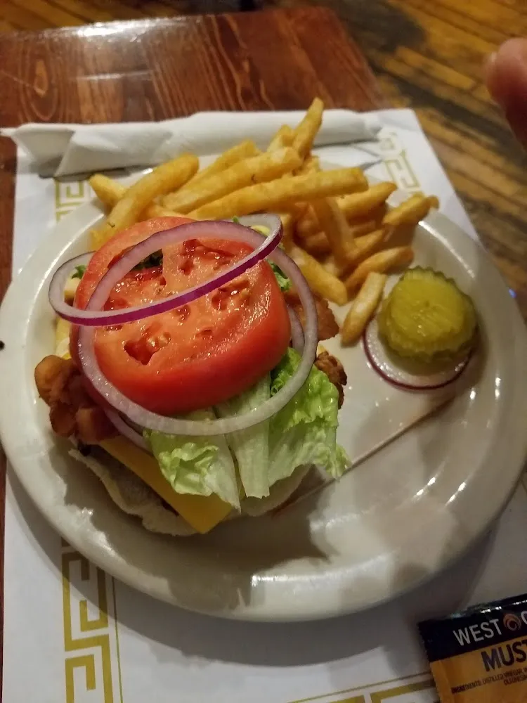 Bacon Cheeseburger Platter